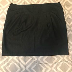 Navy Blue Work Skirt